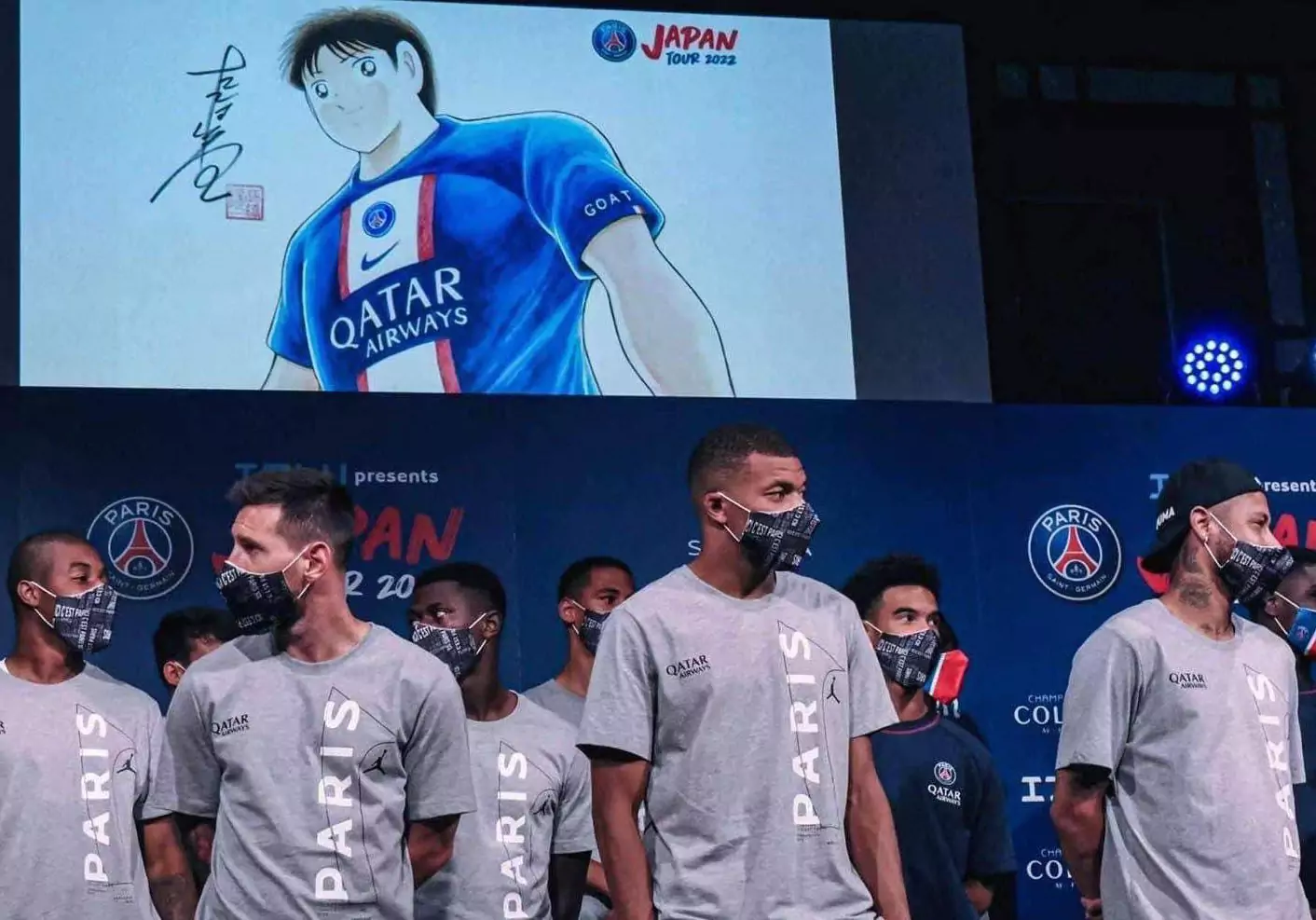 Kolaborasi Paris Saint-Germain x Captain Tsubasa